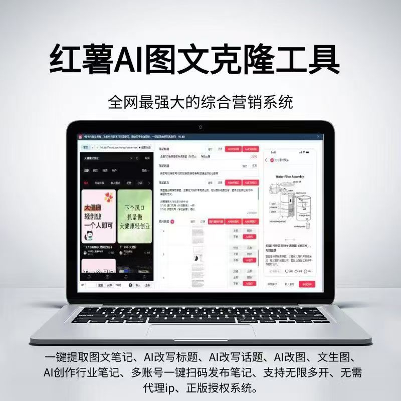 红薯AI图文克隆工具永久卡【正版授权】-卓启网络-专注数字轻创-AI产品供应链